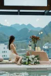 Floral Hotel·Qixili · Surround Mountain Stream & Private Hot Spring Designer Villa - น้ำพุร้อน