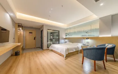 瓏悅臻品飯店（郴州臨武縣政府店） 東山雲霧玉茶文化科研博物館附近的飯店