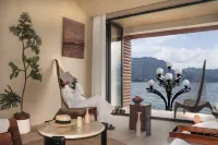 Elodie private resort at Lugu Lake - balcone