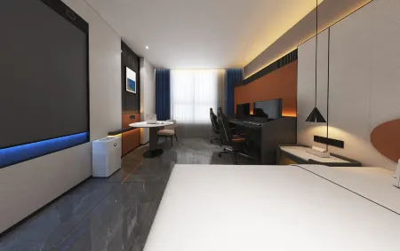 Yeyuchen E-sports Audio-Visual Hotel (Baoding Railway Station Zhili Governor's Office) Отели рядом с достопримечательностью «Agricultural University of Hebei (West Campus)»