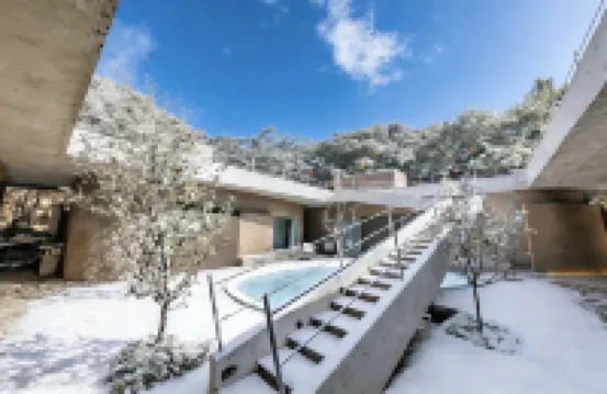 悅裡·苒倉私湯民宿（八達嶺長城店） 八達嶺長城附近的飯店