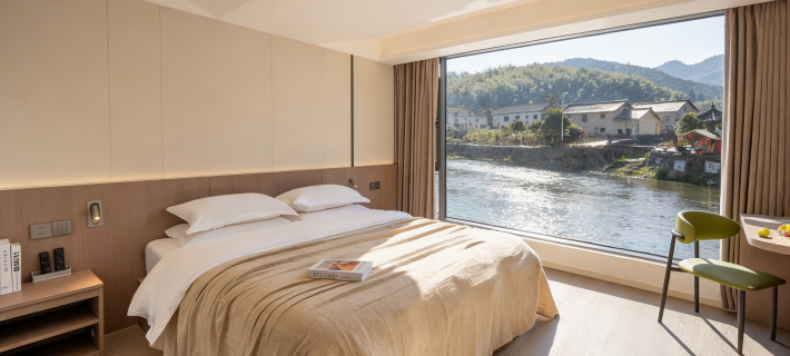 Ningguo·Wuyue | Opening the Window to See the Mountains·Listening to the River's Sound Hotel di Ningguo
