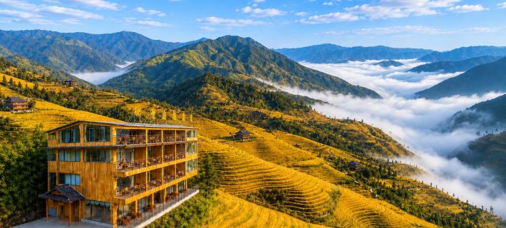 Longji Terrace Rongjing Resort Hotel Các khách sạn ở Long Thắng
