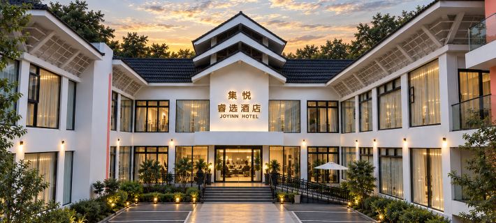 JoyInn Hotel (DongPo Impression Street Minhe Delicacy Area) Hotel di Meishan