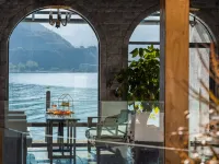 On the side of clear water, sunrise on the sea, waterfront and sea view vacation accommodation