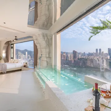 YOLO Skyline Riverview Designer Hotel (Chongqing Jiefangbei Hongyadong Branch) Hotels near Huang Garden Bridge