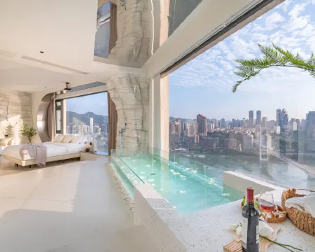 YOLO Skyline Riverview Designer Hotel (Chongqing Jiefangbei Hongyadong Branch) Hotels in Chongqing