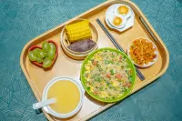May Boutique Hotel (Xinyang East Railway Station Evergrande Plaza) - Bữa sáng