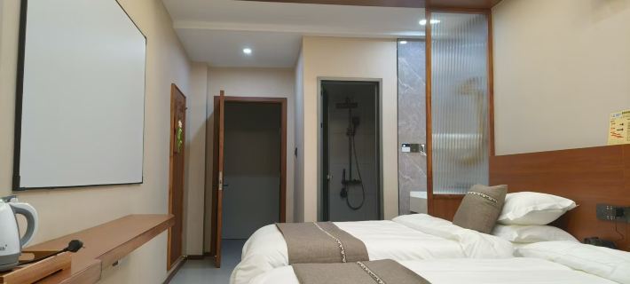 Jingtai Business Hotel (Zhashui Bus Station) Hotéis em Condado de Zhashui