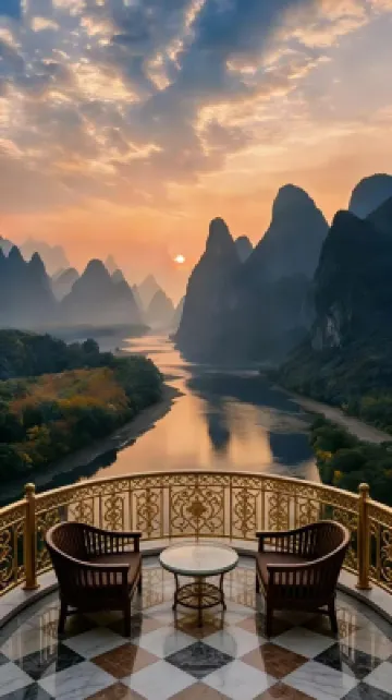 Dream Residence Yangshuo Hot Spring Resort Hotel (Ten Mile Gallery Yulonghe Branch) Hoteles en 