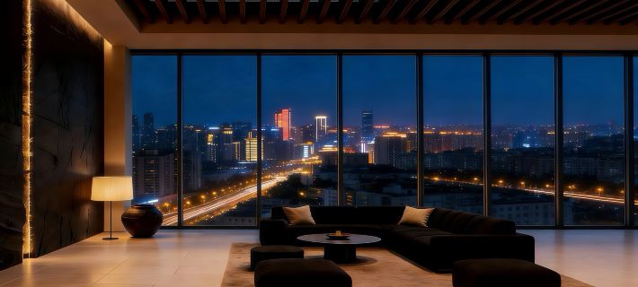 Yi Zhi. High Floor City View Huge-Screen Apartment(Shenzhen North Railway Station, Wanke Yue City) Hoteles en Shenzhen