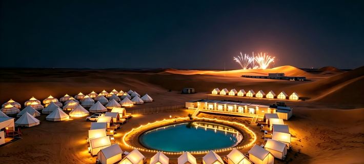 Desert Traveler Star Camping Homestay Hotéis em Zhongwei