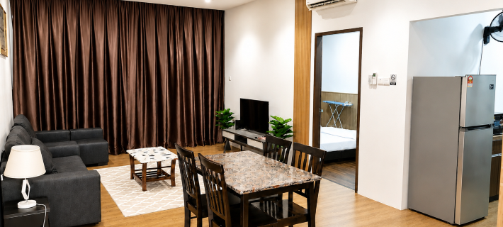 REX 3 Bedroom Apartment with 4 Beds @BDC Saradise Hôtels à&nbsp;: Kuching