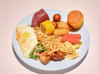 シャナホテル（阜新萬達高速鉄道駅） - 朝食