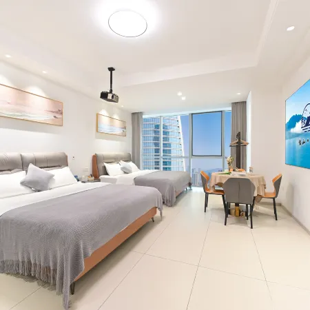 Yishan Yanhai Aprtment Hotel(Dalian Xinghai Square Shengya Ocean World ) Отели рядом с достопримечательностью «Парк Синхай»