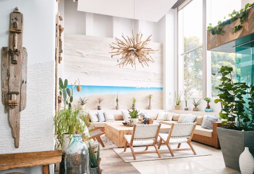 해변가 전망 이미지