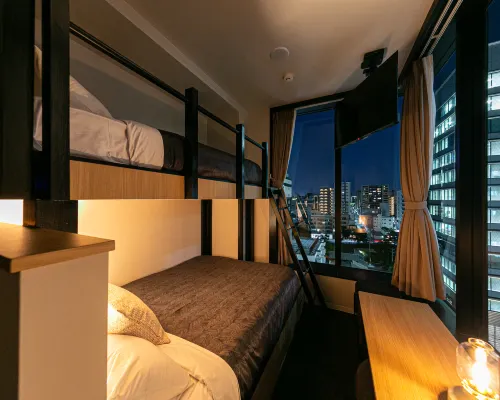 Hotel Edge Nakasu โรงแรมใกล้บ่อน้ำพุร้อนนามิฮะ-โนะ-ยุ