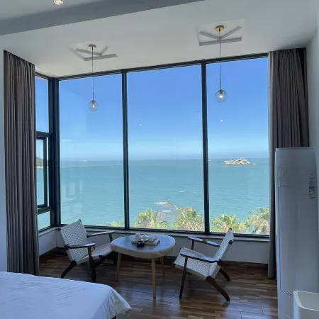 Meizhou Island Sunrise Over the Sea 270° Sea View Scenic Apartment (Lianchi'ao Beach)
