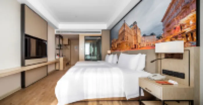 Vienna Hotel (Taiyuan Railway Station Clothing City) Hoteles cerca de Shuangta Temple