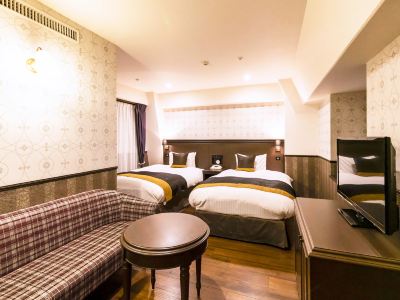 プレミア デラックス ツインルーム 神戸トアロードホテル山楽の写真