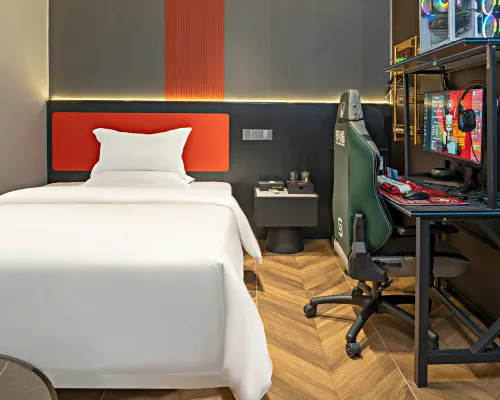 YueTa X E-Sports Hotel (Guangzhou Tianhe Huashi Subway Station) فنادق مميّزة Photos