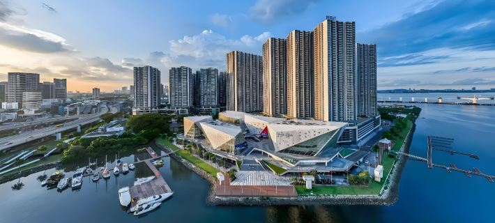 R&F Princess Cove by FUJU with Seaview at JBCC【Adjacent to Singapore+5 mins to ClQ+Free Parking】 ジョホール・バルのホテル