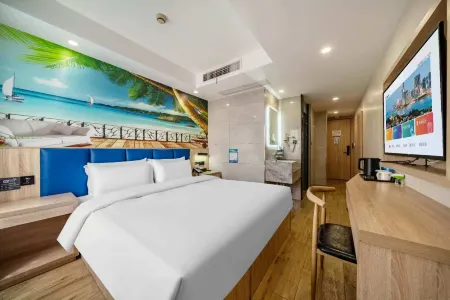 Qingmu Hotel (Nanjing Line 2 Mochou Lake Station) Отели рядом с достопримечательностью «Fenghuang West Street»