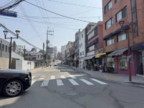 Where Past Meets Present on Antique street, Itaewon