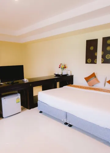 ห้องดีลักซ์ - เตียงใหญ่ 2 เตียง