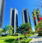 Yi Zhi. High Floor City View Huge-Screen Apartment(Shenzhen North Railway Station, Wanke Yue City)