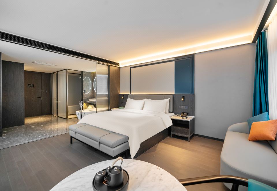 푸징 웨이팅 호텔의 편안한 객실 인테리어