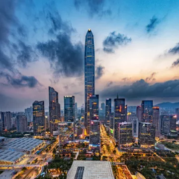 Langhua Audio-Video · High-Altitude Skyline Cityscape | City·View Residence Отели рядом с достопримечательностью «Библиотекам Шэньчжэнь»