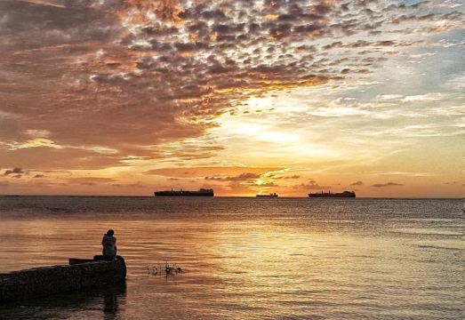 사이판 바다 전경