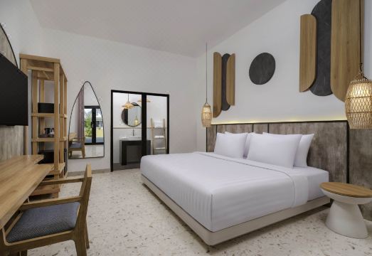 해변 식당 풍경