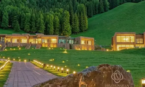 Hot Spring Sailimu Lake Spruce Wild Luxury Hotel
