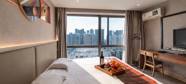Jiujiang Time Hotel (Railway Station) Hotele w: Jiujiang