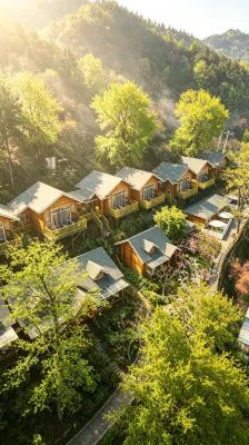 Lixian Muya Starry Sky Wooden Manor - พร้อมระเบียง
