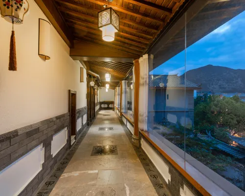 Zuixi  Mountain ViewTea and Coffee Courtyard Villa with Sunlight on the Snow Mountains Общественные зоны Photos