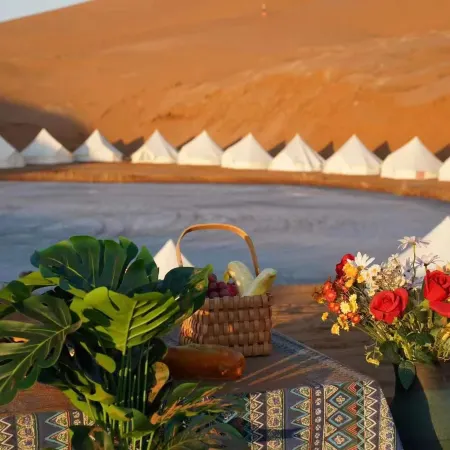 The desert camping hotel of the proprietress of Shapotou, Zhongwei