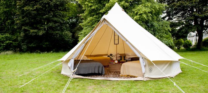Nine Yards Bell Tents @ the TT - Douglas Hotels in Douglas