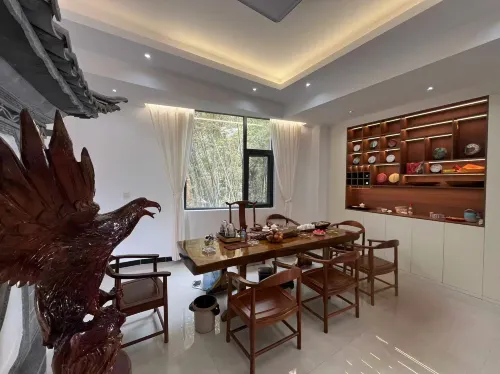 Mountain Tea Hamlet Blue Stone Private Slow Life Villa Fresh Oxygen Tea Secluded Retreat Homestay