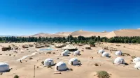 Dunhuang Mingsha Flaming Tent Camping Hotel - Romantische