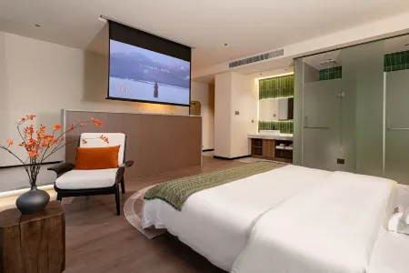 Ningguo Qiyou Xijindu Homestay (Xijin Yedu Gehong Xianju Bamboo Raft Pier) Отели в г. Нингуо