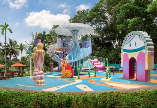 Marriott water slide