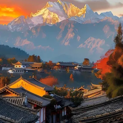 Qinghe Yejian Life Aesthetics Designer Garden Meisu (Lijiang Ancient City Mufu Branch) Hotels near Zhongyi Market