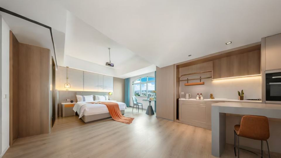 Pinshangjin Hotel Dongxing international trade port store
