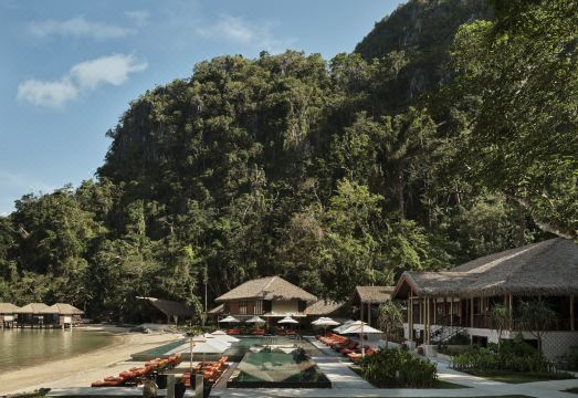 라겐 아일랜드 리조트의 평화로운 전경