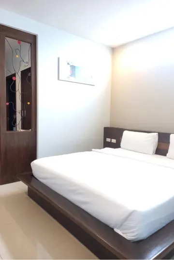 ห้องดีลักซ์ เตียงใหญ่ 1 เตียง (ไม่มีวิว)