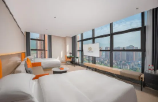 โรงแรมเยว่เซินอี้จือ (สาขาเหลียนหู วิทยาลัยศิลปศาสตร์และวิทยาศาสตร์) โรงแรมใกล้สถานีรถประจําทางชิงหนิงเซียง