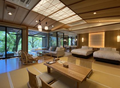 懐石旅庵 阿しか里 湯河原 温泉宿 露天風呂付き客室